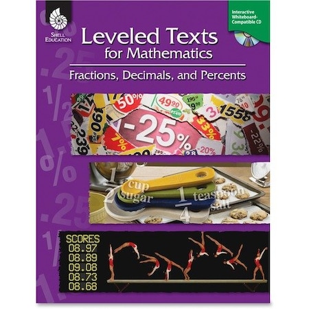 Shell Education Teacher Created Materials Texts, w/CD, Math, Fraction/Decimal/Percents, Grade SHL50785
